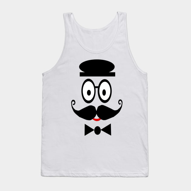 Gentleman with oval shaped hat Tank Top by RAK20